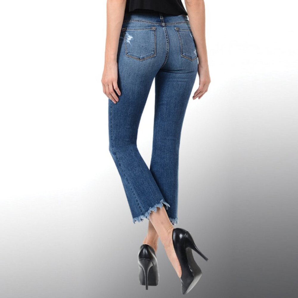Angry Rabbit Basic Kick Flare Jeans - Picture 3 of 4